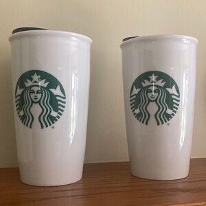 Set of 2 Starbucks Travel Mugs